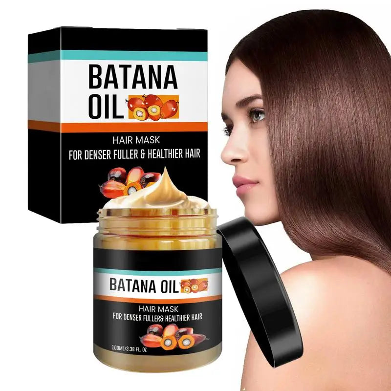100ml Natural Batana Oil Cream African Crazy Traction Alopecia Batana Hair Mask Anti Hair Break Hair Regrowth Treatments cream