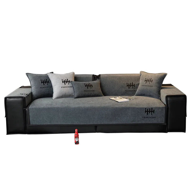 Sofa Cushion Four Seasons Universal Non-Slip Modern Simple Fashion Chenille Sofa Cushion Machine Washable Sofa Cushion