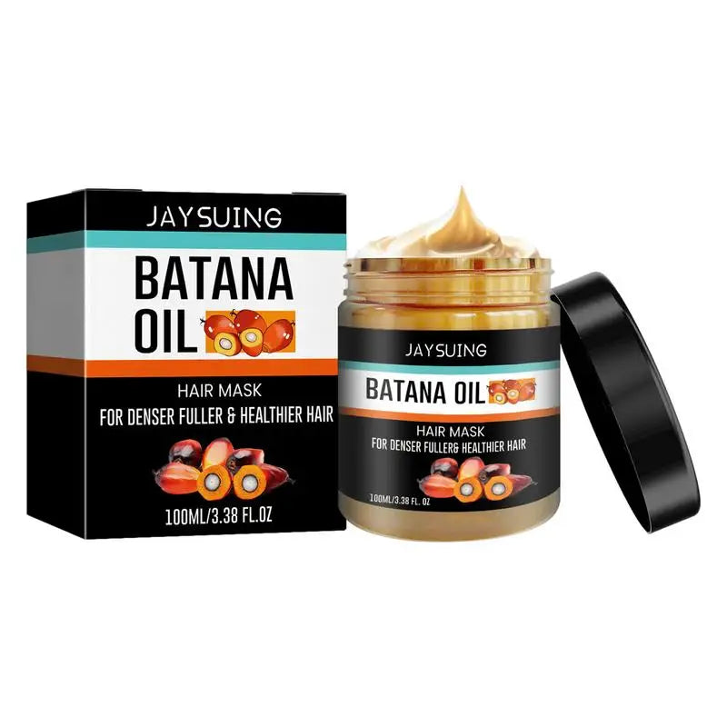100ml Natural Batana Oil Cream African Crazy Traction Alopecia Batana Hair Mask Anti Hair Break Hair Regrowth Treatments cream