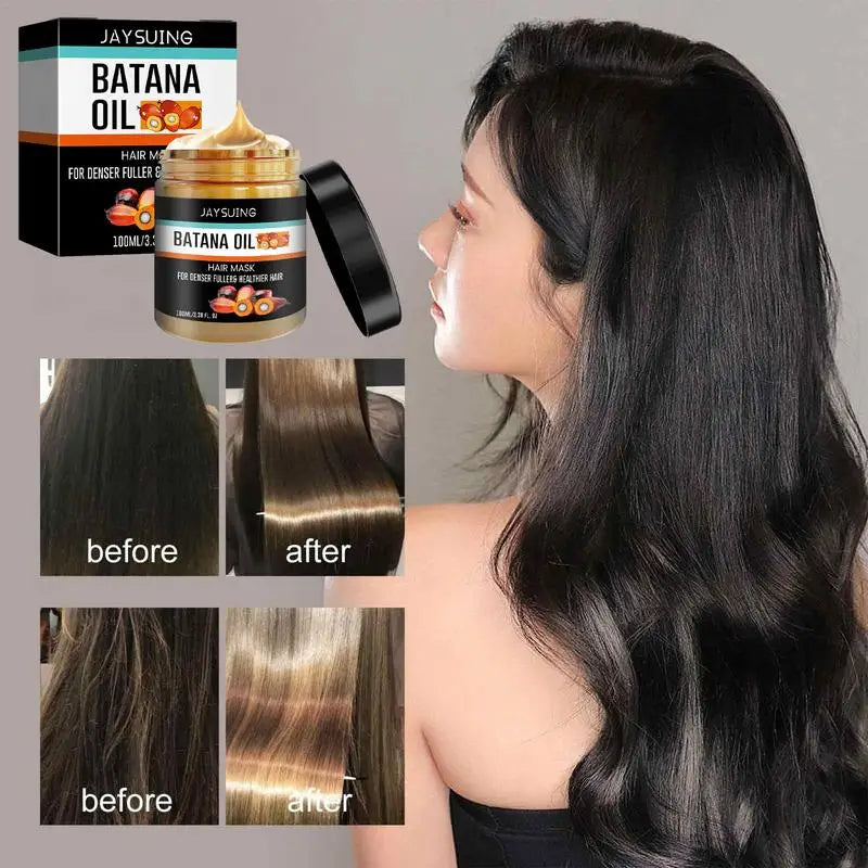 100ml Natural Batana Oil Cream African Crazy Traction Alopecia Batana Hair Mask Anti Hair Break Hair Regrowth Treatments cream