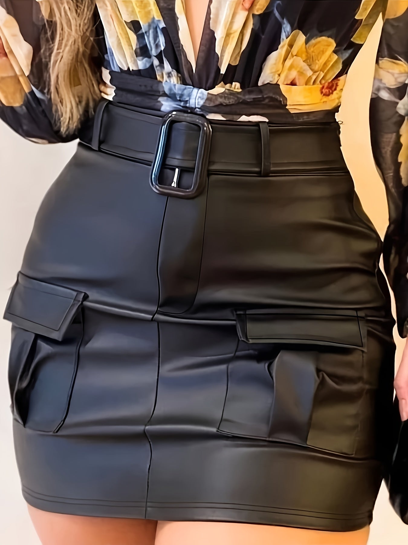 Women'S Elegant Casual A-Line Skirt with Belt - Solid Color, Short Length, Pockets, Spring/Summer Fashion, Casual Attire, Casual Outfit, Casual Style, |belted Skirt|belted Waist Skirt, Skirts For Women, Skirts For Women Elega